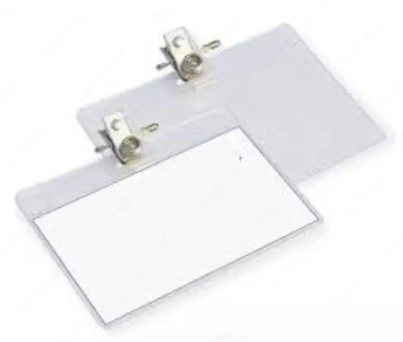  Бейдж вертик68*95 БЕЗ ШНУРКА (в пач 1 шт)  Deli E5757A - 