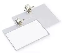  Бейдж вертик68*95 БЕЗ ШНУРКА (в пач 1 шт)  Deli E5757A - 