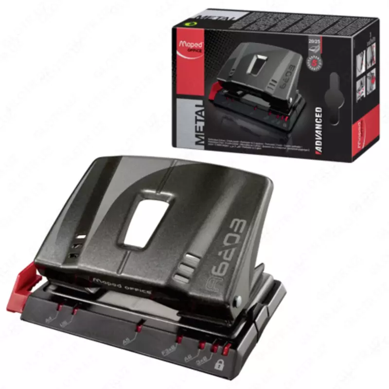  Дырокол Maped (25л. Advanced Metal) черный 620311 - 
