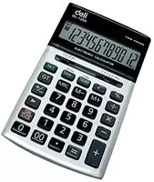 Kalkulyator  12 ta raqam  Deli 1589 (qora)