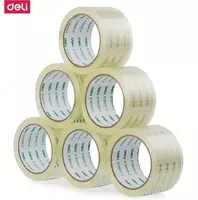 Клейкая лента Deli 30333 (60мм*100  по 6шт.)