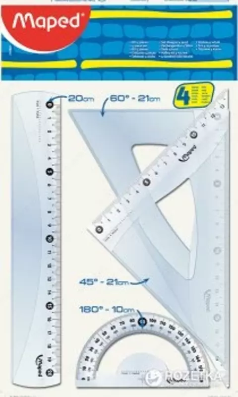 Линейка Maped (4-х видов) 242820