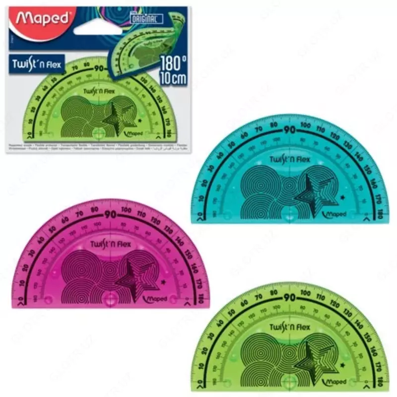 Линейка Maped(10см Protractor Twistn Flex) 279810