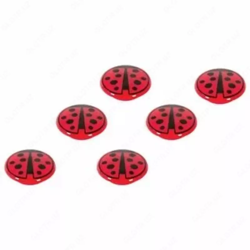  Набор магнитов Божья коровка 30 мм  5 шт.  цветные МЦ30БК - 