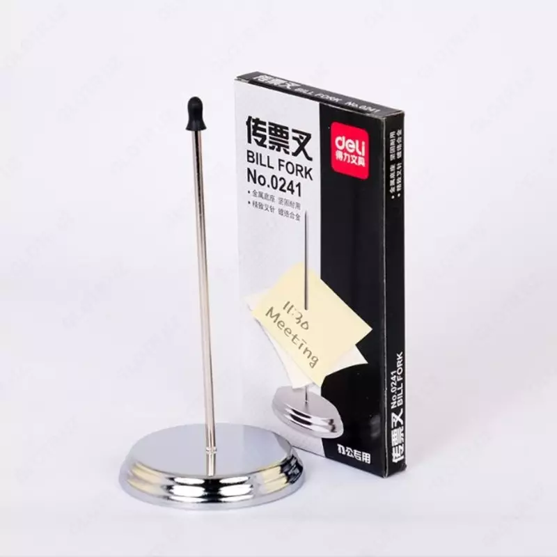  Подставка-гвоздик для чеков Deli 0241 ф. 7 6х1 2х14 2 см - 