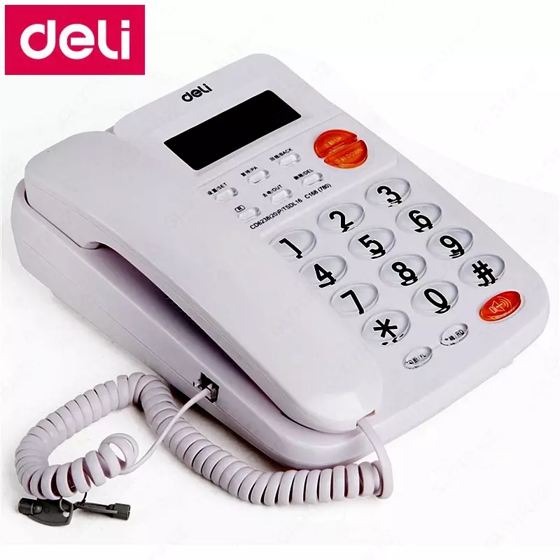 Телефонный аппарат со шнуром Deli 780