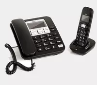 Deli 791 simli telefon apparati (qora)