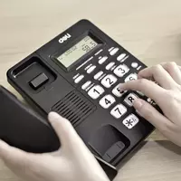 Телефонный аппарат со шнуром Deli 792 Оптом и розница