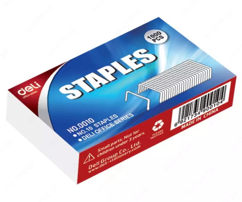 №10 Deli E0010N stapler uchun shtapellar