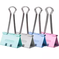  Deli 8552S qogoz uchun qisqichlar  41 mm  rangli  oson bosish - 