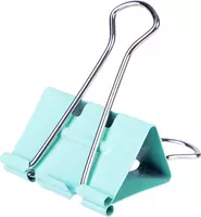  Зажимы для бумаги Deli E8551S с легким нажатием  50 мм  цветные  12 шт - 