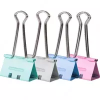  Зажимы для бумаги Deli E8555A 19 мм  цветные  40 шт - 