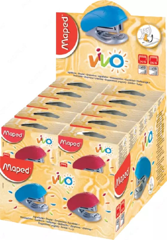   Stapler Maped Vivo 540400  shtapel № 24/6 va 26/6  15 varaq