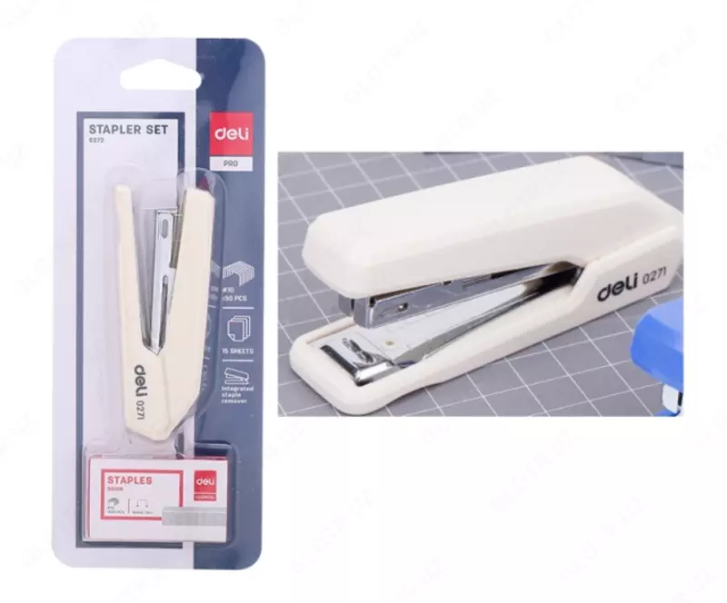 {0} so'mdan Stapler Deli E0272 15 varaq