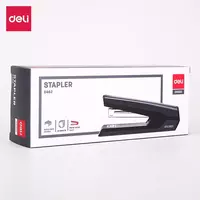  Степлер Deli E0463  скобы № 24/6 и 26/6  на 25 листов  черный - 