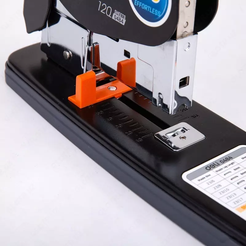  Степлер Deli E0484  скобы № 23/6 - 23/23  на 120 листов Оптом и розница