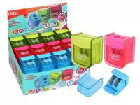  Точилка для карандашей Deli ER00500 Neon  ручная Оптом и розница