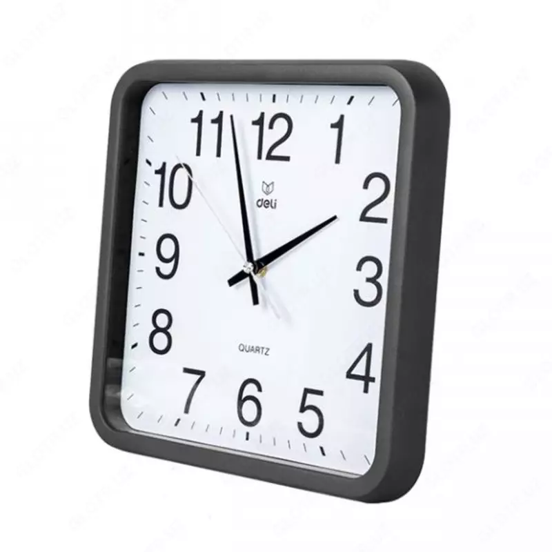  Часы настенные Deli 8832 305х305х44 мм  квадратные - 
