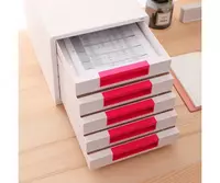  Файл-кабинет Deli Rio EZ01043  5 ящиков  розовый (бокс для документов) Оптом и розница