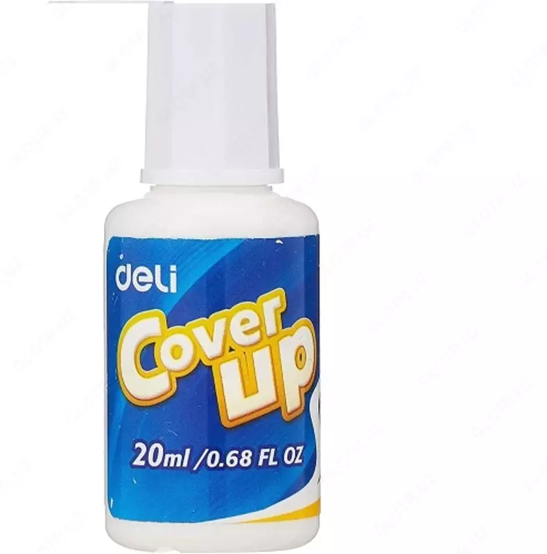 Корректирующая жидкость Deli E39291 20 мл  с кисточкой