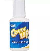 Корректирующая жидкость Deli E39291 20 мл  с кисточкой