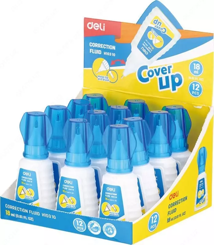  Штрих-ручка Deli EH10310 18 мл (корректирующая жидкость) - 