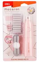 Elektr silgi Deli Macaron EH02701 fan bilan