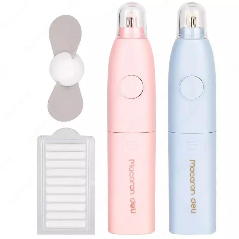 {0} so'mdan Elektr silgi Deli Macaron EH02701 fan bilan