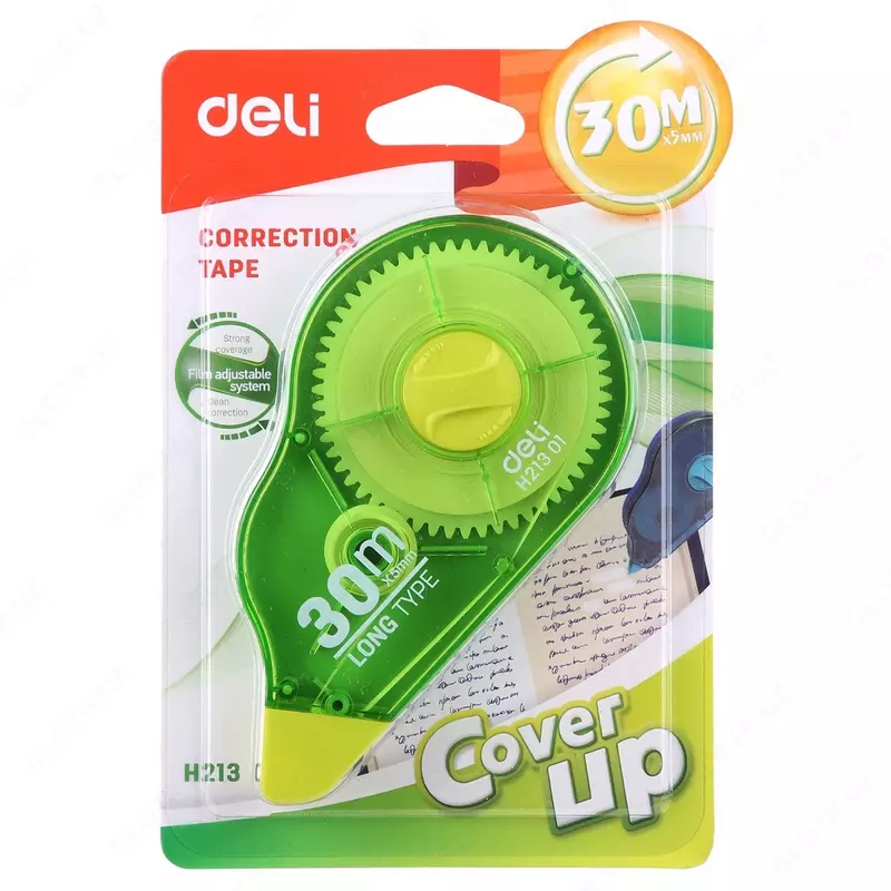  Корректирующая лента Deli EH21301 30 м х 5 мм (штрих-лента) - OOO GAPPAROV