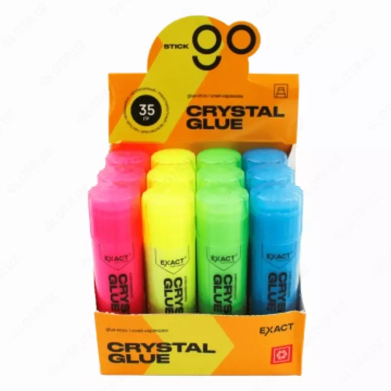  Клей-карандаш Exact K012 Crystal Glue Neon  35 г - 