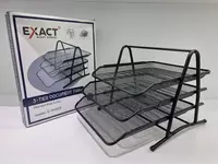 Gorizontal laganda EXACT E-YH003bk  metall  3 qavatli  qora