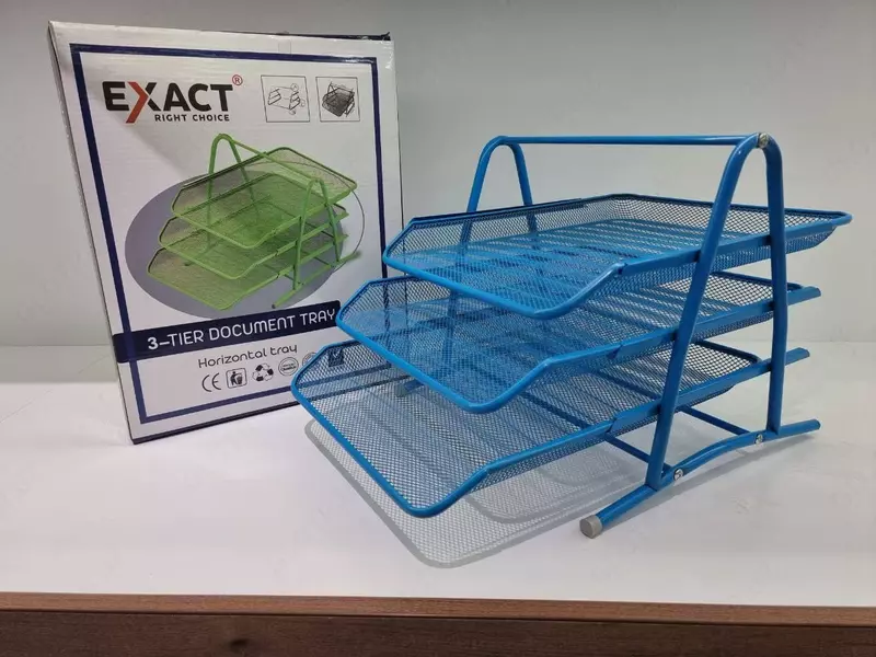 Gorizontal laganda EXACT E-YH003S  metall  3 yarusli  rangli