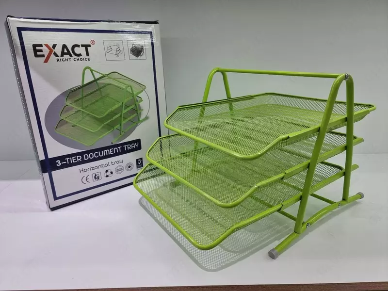  Gorizontal laganda EXACT E-YH003S  metall  3 yarusli  rangli - 