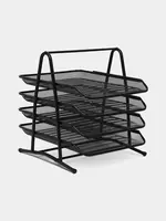 Gorizontal laganda EXACT E-YH004gr  metall  4 qavatli  kulrang