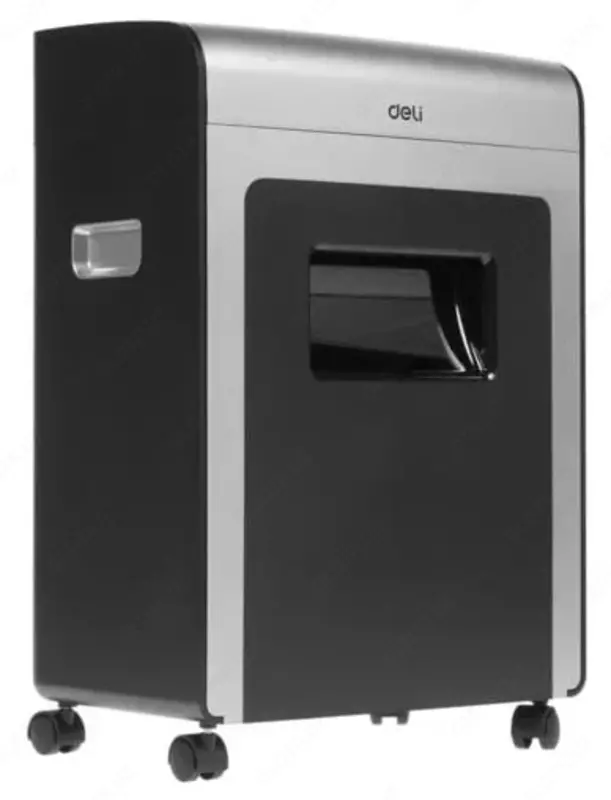  Уничтожитель бумаг (сетевой) Deli А4  255 Вт  10 л. (Арт. - 9915) Черный/серебристый - 