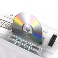  Уничтожитель бумаг (сетевой) Deli А4  240 Вт  5 л. (Арт. - 9923) Белый/черный - 