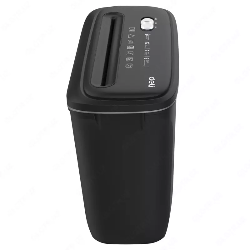  Qogoz maydalagich (tarmoqqa ulangan) Deli A4  80 Vt  6 l. (m. - 9945) Qora Chakana savdo