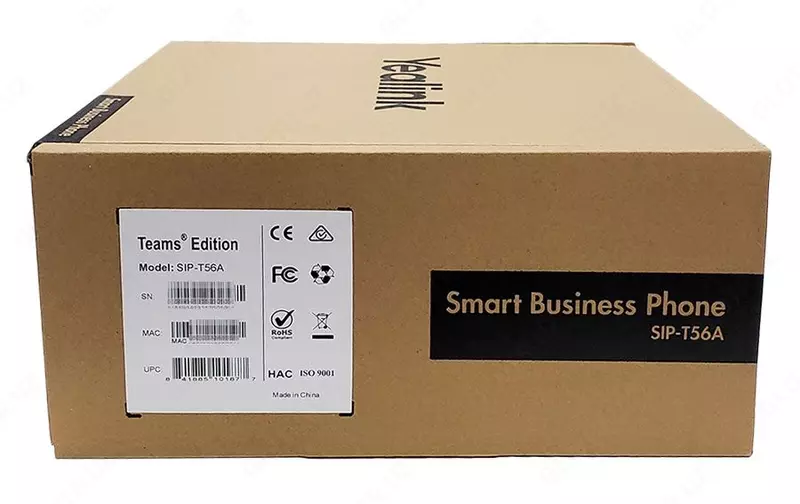 IP-телефон Yealink SIP-T56A с сенсорным экраном