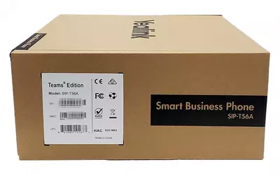 IP-телефон Yealink SIP-T56A с сенсорным экраном