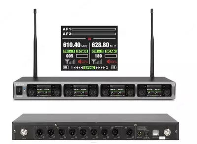 Конференц-система беспроводная 8-канальная Unicom UN-7078