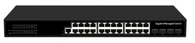 28-портовый управляемый гигабитный коммутатор SST-M24ET4S