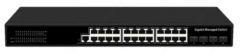 28-портовый управляемый гигабитный коммутатор SST-M24ET4S