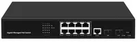 10-портовый управляемый гигабитный PoE-коммутатор SST-MP8ET2S