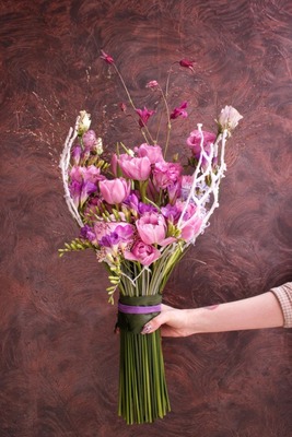 Креативный букет цветов (арт-04)