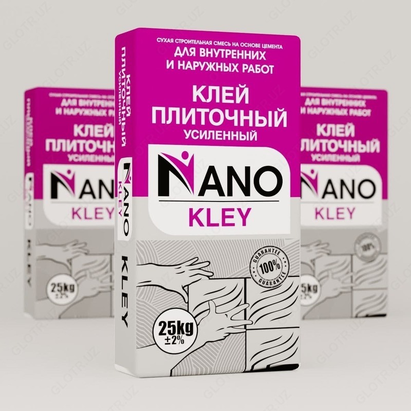 NANO dan mustahkamlangan kafel yopishtiruvchi