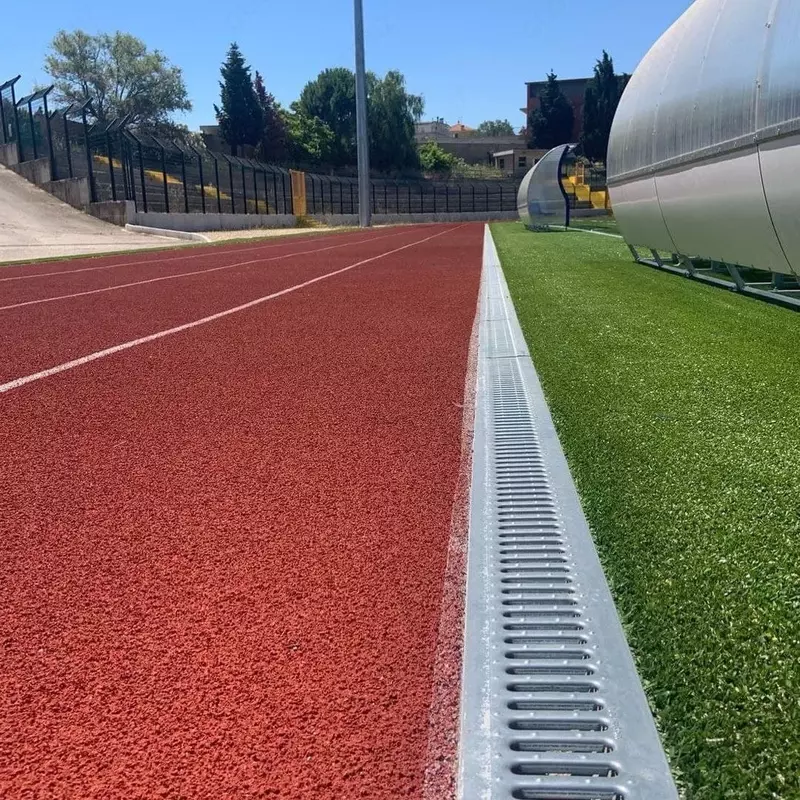 Лоток пластиковый SteeStart DN100 c Решеткoй штампованная стальная A15