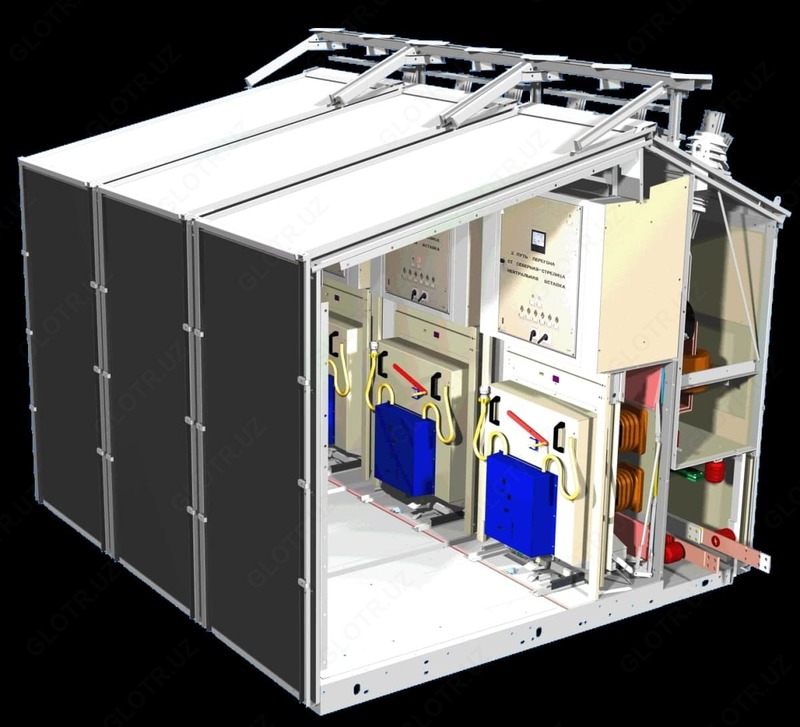  Ячейка К-59 с вакуумным выключателем и РЗиА (КРУ-10 кВ) - 