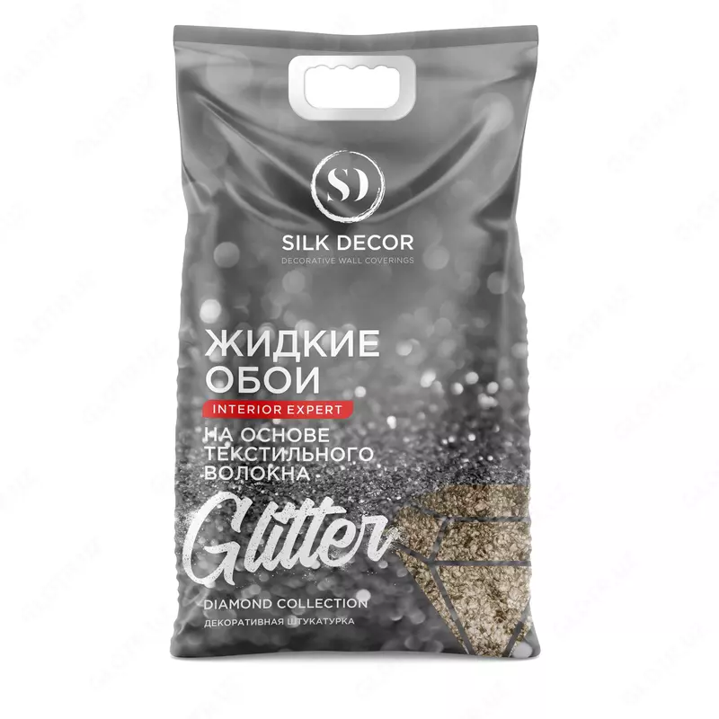 Жидкие обои Silk Decor Glitter
