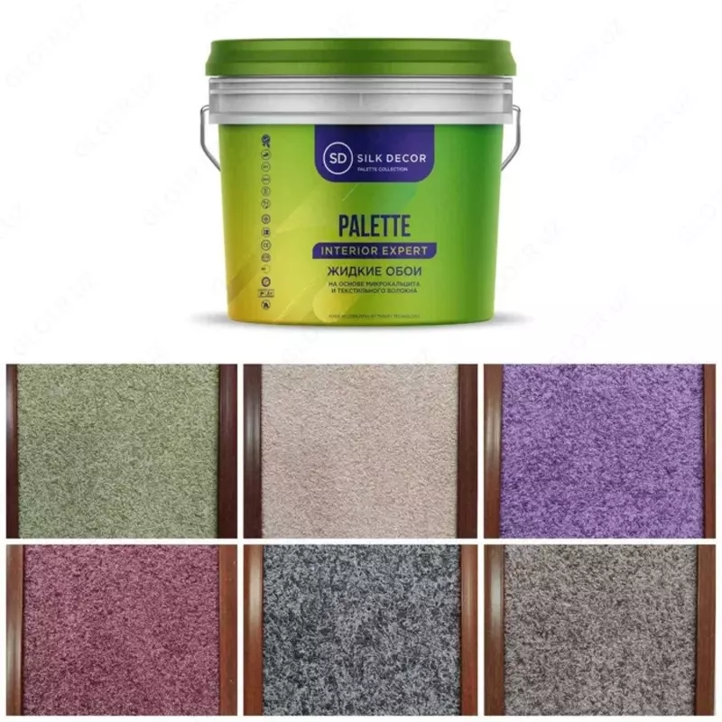 Жидкие обои Silk Decor Palette "ASIA SILK WALLPAPER" MChJ