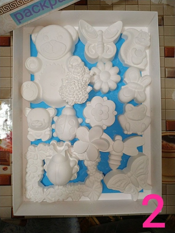 Большой набор для детского творчества Наборы для детского творчества из гипса